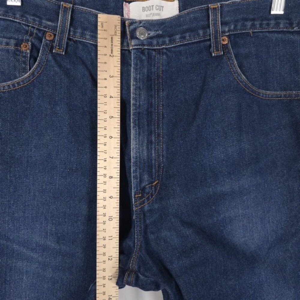 Levi’s 517 Men’s Jeans BOOTCUT 100% Cotton Y2K Size W36 L30 - Picture 4 of 12